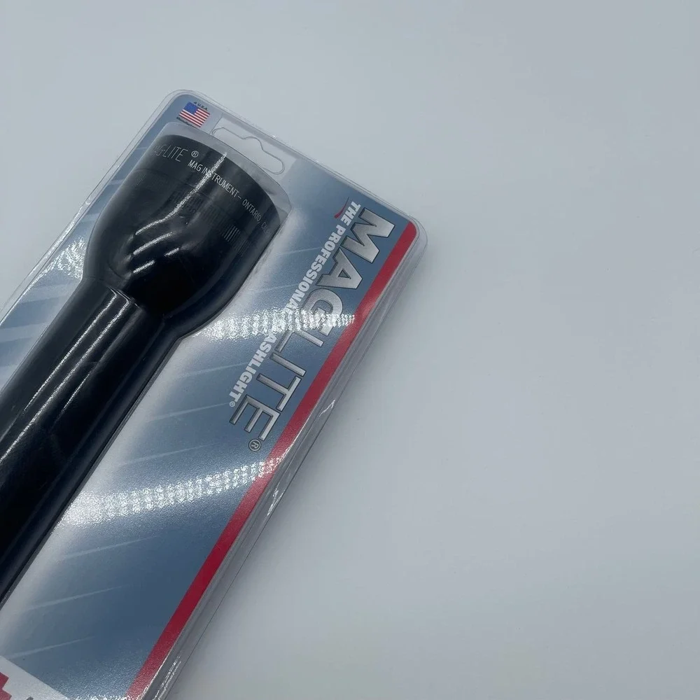 Maglite 4-Cell D Professional Flashlight, Heavy-Duty, Black - New in Orig Packag
